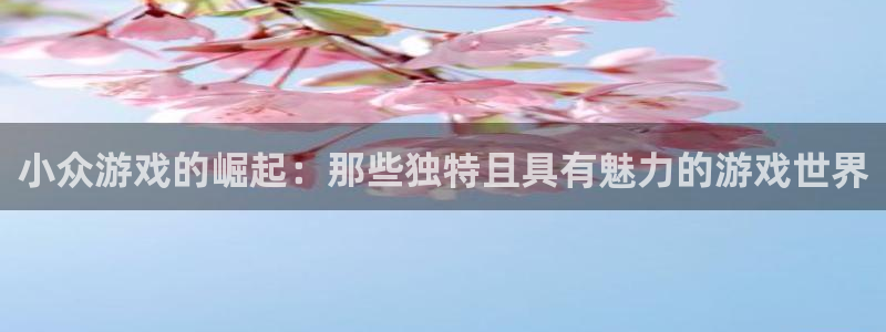杏悦平台可靠吗可信吗：小众游戏的崛起：那些独特且具有魅力的游